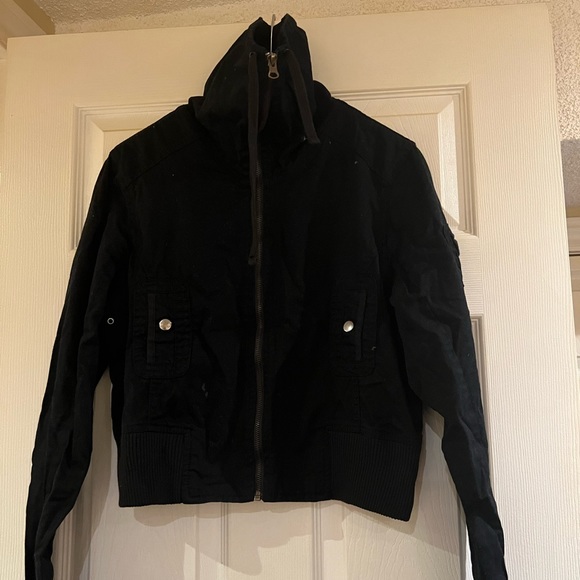 SWS Black 100% Cotton Jacket - Picture 2 of 6